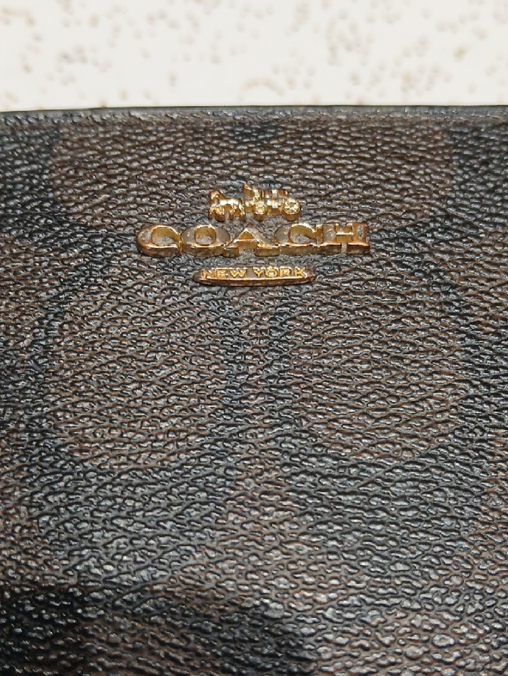 Coach Dark Brown Signature Wallet - Picture 10 of 10
